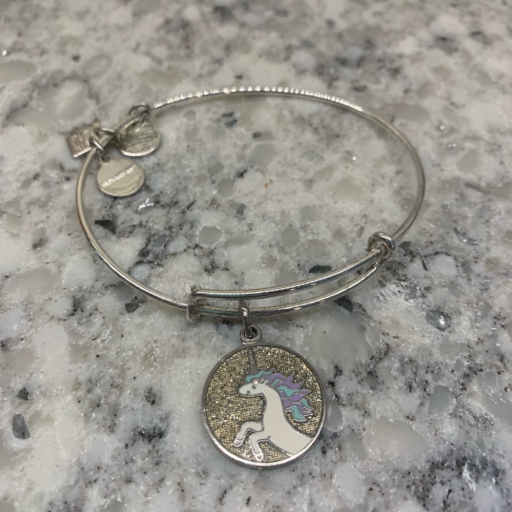 Alex and Ani Unicorn Charm Bracelet
